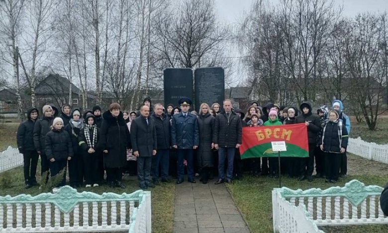 У обелиска в Вульке 2 Лунинецкого района установлена «Цифровая звезда»