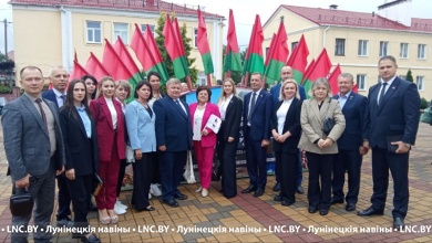 Лунинчане участвуют в Республиканской акции «Беларусь адзіная» в Кобрине
