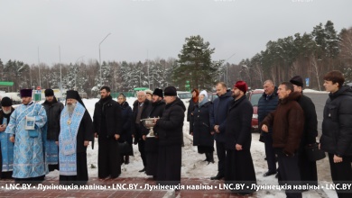 Освящение православных крестов состоялось в Лунинце