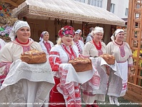 Подворье Лунинецкого района посетили почетные гости областного фестиваля «Дожинки» 