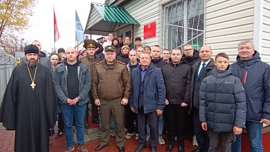 Продолжается отправка в армию новобранцев из Лунинецкого и Ганцевичского районов