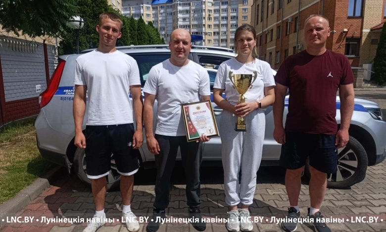 Первое место в кроссе: победа сотрудников Лунинецкого отдела Департамента охраны