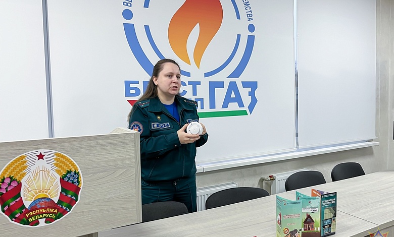 Спасатели пришли к работникам газоснабжения в Лунинце