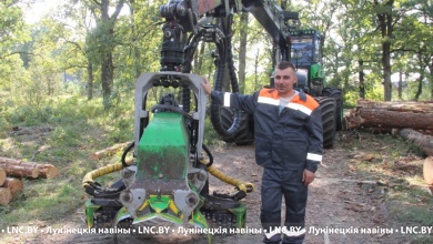 Новая отечественная техника поступает в лесхоз Лунинецкого района
