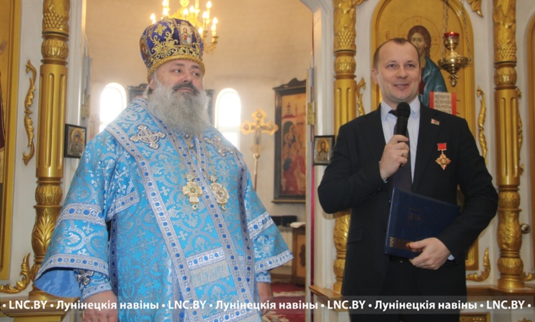 Престольный праздник храма в честь иконы Божией Матери «Взыскание погибших» отмечают в Лунинце