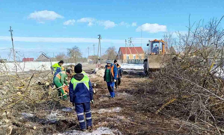 Жыхары вёскі Дрэбск узяліся грамадой за справу і наводзяць парадак на зямлі