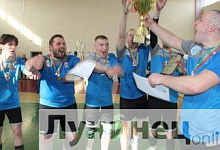 Команда «Гранит» — чемпион Лунинецкого района по волейболу (Микашевичи)