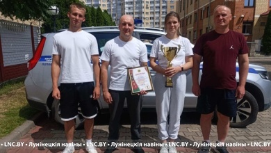 Первое место в кроссе: победа сотрудников Лунинецкого отдела Департамента охраны