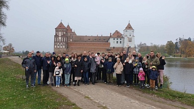 В знаковом для нашей страны месте побывали сотрудники Лунинецкого РОВД