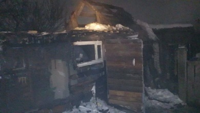 Очередной пожар в Лунинце. В этот раз на Бохоново