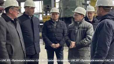 Министр промышленности Беларуси с рабочим визитом приехал в Лунинец