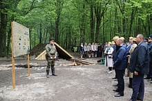 Партизанскую деревню открыли в Лунинецком районе