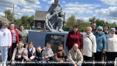 Состоялся военно-патриотический тур по местам боевой славы Лунинецкого района