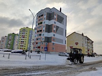 В Лунинецком районе устраняют последствия снегопада