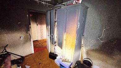 Женщину спасли на пожаре в Пинске