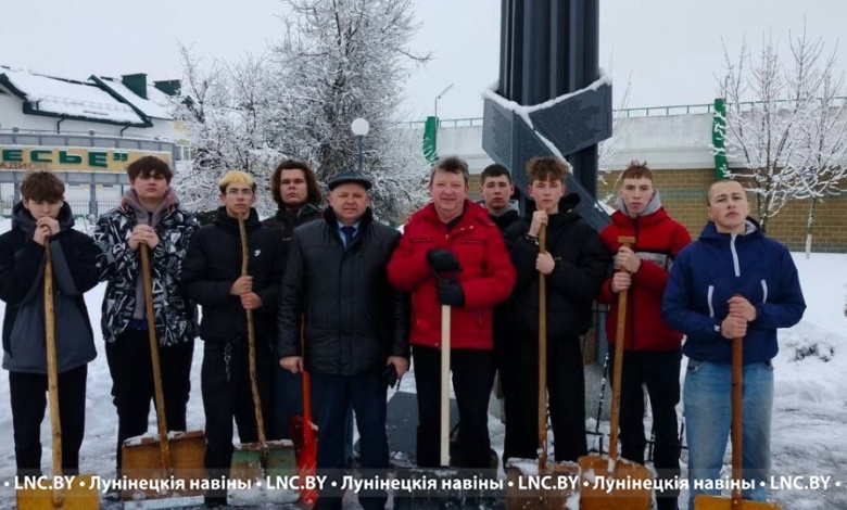 На вызовы зимы лунинчане отвечают делом