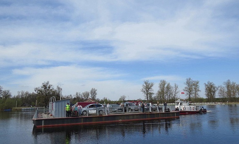 Изменилось расписание работы паромной переправы между Лунинецким и Столинским районами