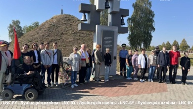 Инклюзивный велопробег прошел в Лунинце