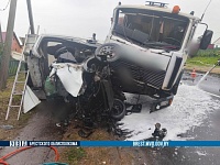 Жесткое ДТП в Столинском районе: МАЗ снес Iveco