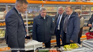 Михаил Русый и Михаил Баценко: в поле зрения - торговля в Лунинецком районе