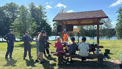 Летний патруль действует на озере Белое