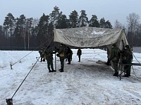 Контрольные занятия провели военнослужащие второго радиотехнического центра
