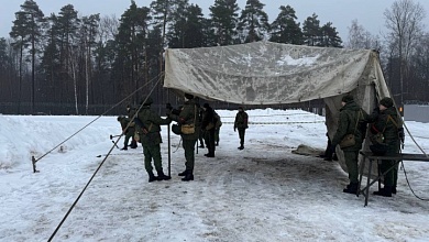 Контрольные занятия провели военнослужащие второго радиотехнического центра