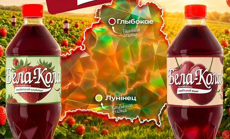Появилась Бела-Кола со вкусом лунинецкой клубники