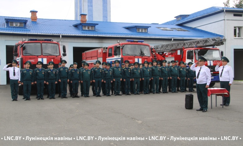 Торжественное мероприятие ко Дню пожарной службы прошло в Лунинце