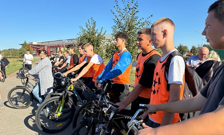 Велопробег состоялся в Лунинецком районе