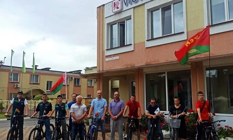 Активисты "БРСМ" провели велопробег в Лунинце