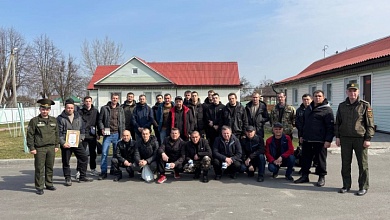 После прохождения военных сборов лунинчане вернулись домой