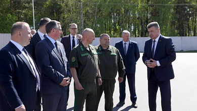 Линию лесопиления запустили в Ганцевичском лесхозе
