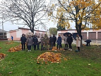 И дождик не помеха: в Лунинце наводят порядок