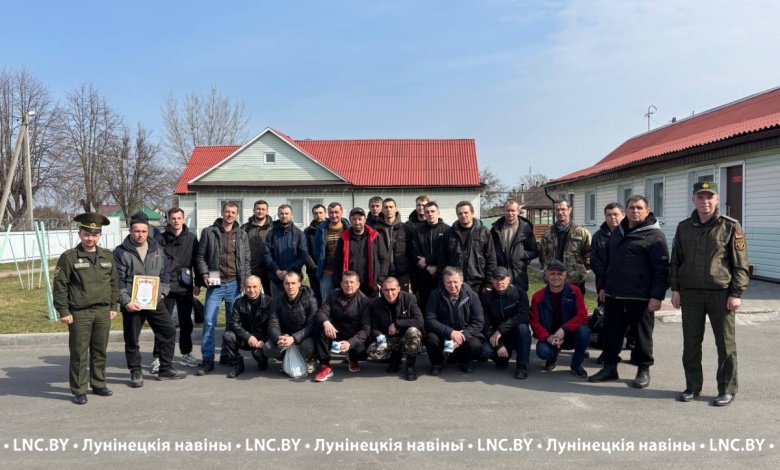 После прохождения военных сборов лунинчане вернулись домой