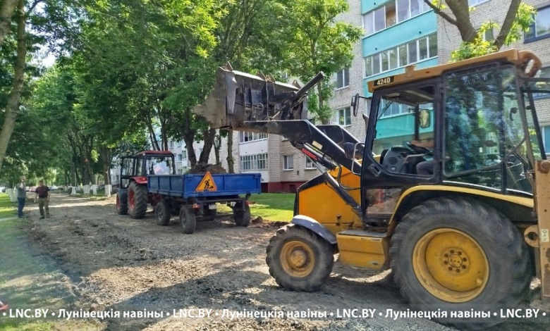 Еще один зеленый уголок благоустраивают в Лунинце