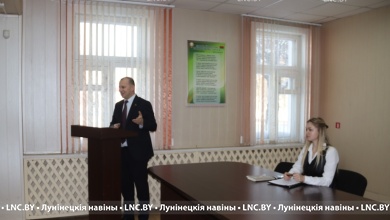 Руководитель района встретился с трудовым коллективом станции Лунинец 