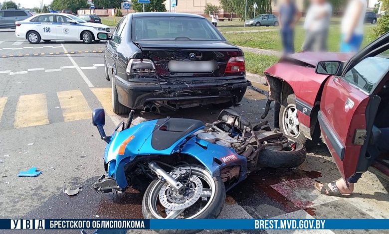 Пьяный водитель совершил ДТП в Брестской области