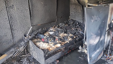 Мужчина обгорел при пожаре в Брестской области