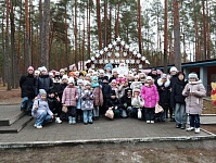 Увлекательный квест в резиденции Лунинецкого Деда Мороза на озере Белое