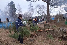 За наведение порядка взялись жители деревни Дребск
