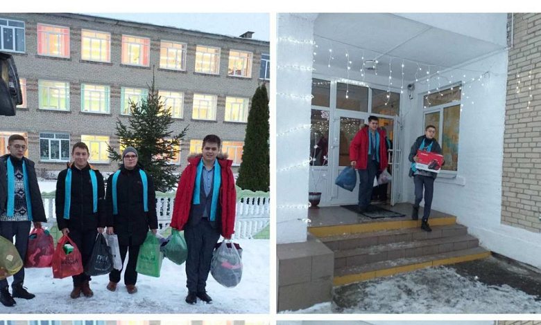 Волонтёры в Лунинецком районе дарят новогоднее настроение 