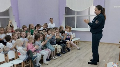 С малышами о безопасности говорили в Микашевичах 