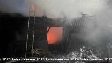 Два пожара за сутки произошло в Лунинецком районе