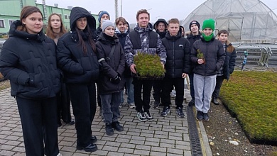 В путешествие отправился самый активный класс Лунинецкого района акции «Дай лесу новае жыццё!»