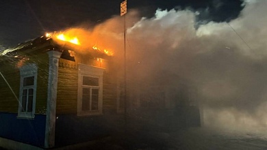 Сын спас отца на пожаре в Столинском районе