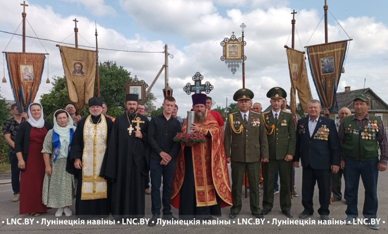 На Лунинетчину прибыл IV Всебелорусский крестный ход «Церковь и армия»