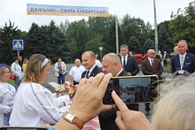 ﻿Фотомгновения районного праздника тружеников села в Лунинецком районе