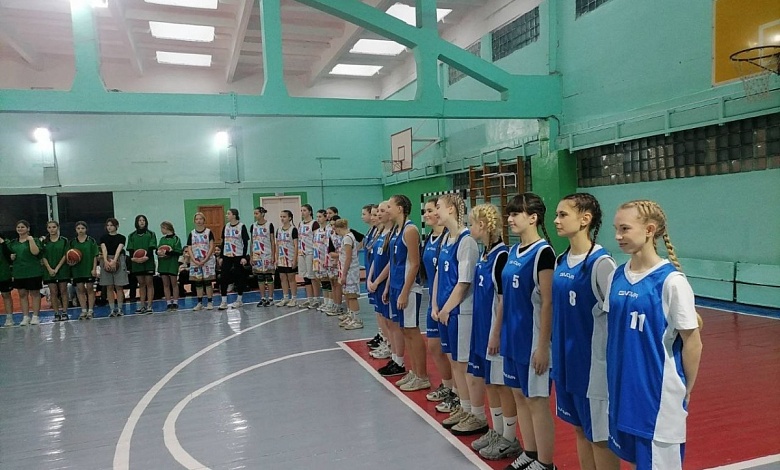 Девушки играют в баскетбол! 