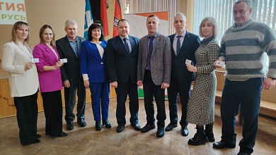 В Лунинце пополнились ряды партии «Белая Русь»